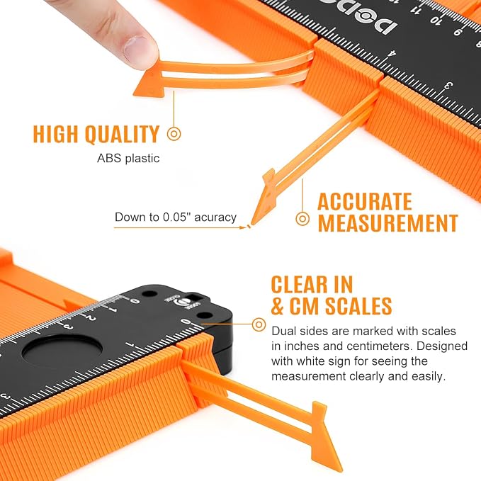 DODOWIN 10+5 Inch Contour Gauge - Image 8