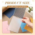 Geiserailie 8 Pcs Embossing Folders 2d/3D Embossing Machine Template Paper Card - Image 2