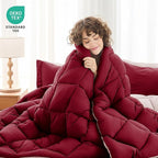 MUXHOMO 7 Pieces Full Comforter Set, Reversible Bed in a Bag Full Size - Image 2