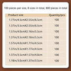 MSJ OPP Stamp Protection Bags 8 Models, Each 100 Pcs, Toal 800 Pcs - Image 2