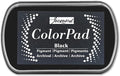 Jacquard ColorPad Archival Pigment Ink Stamp Pads- Black by Jacquard