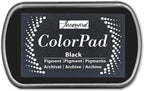Jacquard ColorPad Archival Pigment Ink Stamp Pads- Black by Jacquard
