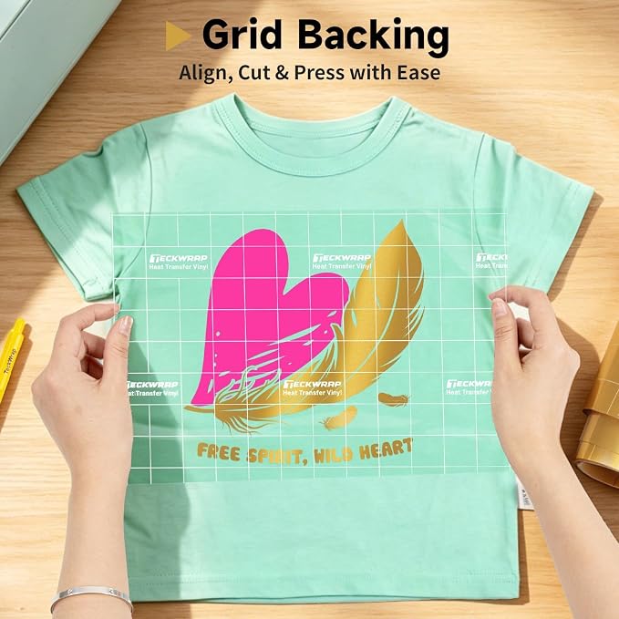TECKWRAP Heat Transfer Vinyl for T-Shirts, 50+ Washes, REACH Certified & Dryer - Image 4