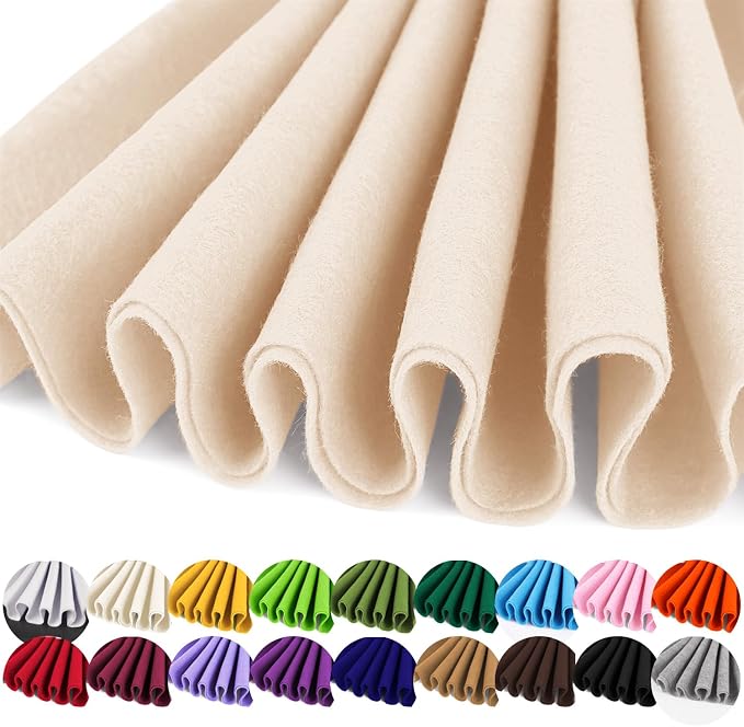 IONTACH 36" X 36" Soft Felt Fabric 1.6mm Thick | Felt Sheets by IONTACH