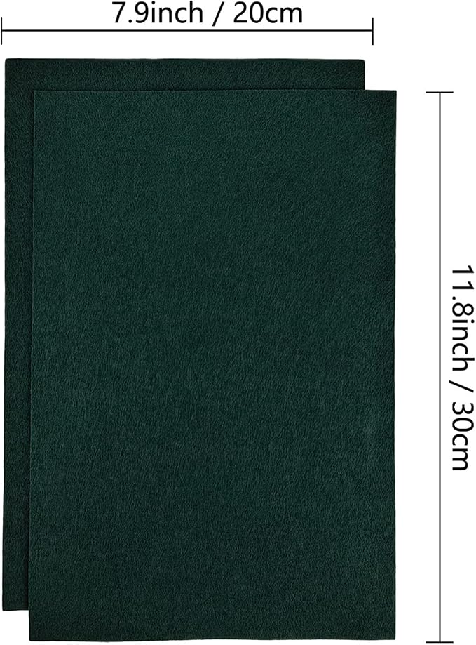 Jtnohx Color Felt, Soft Felt Sheets, 1.4mm Thick 8"x12" Handicraft Felt Fabrics - Image 5