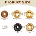 5PCS Angle Grinder Wood Carving Disc Set - Image 2