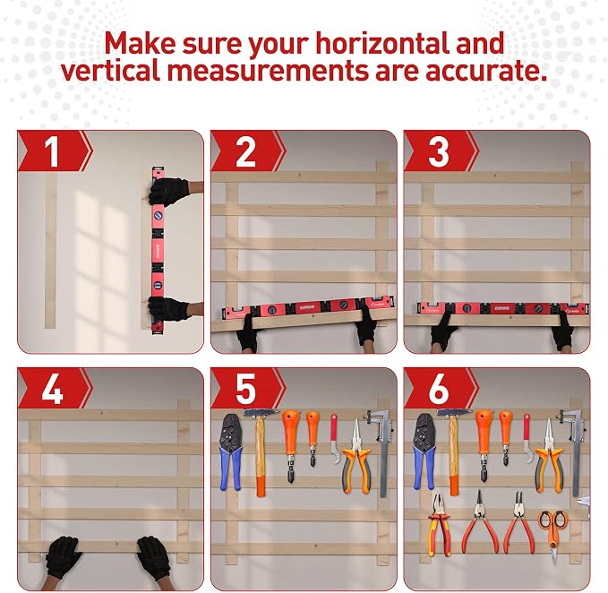 Saker Multi-function Foldable Level, 28-Inch Level Tool, Gift - Image 3