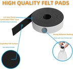 Felt Strips with Adhesive Backing – Furnigear Heavy Duty Cuttable Felt Tape - Image 3
