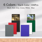 600PCS Card Sleeves for Collectable Gaming Cards, Matte Card Protectors Sleeves - Image 2