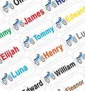 Personalized Name Labels for Kids – 60 Waterproof Peel-and-Stick Labels for by GILBIN