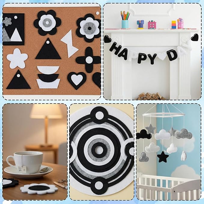 Ymapinc 10PCS Felt Fabric Sheets - Image 5