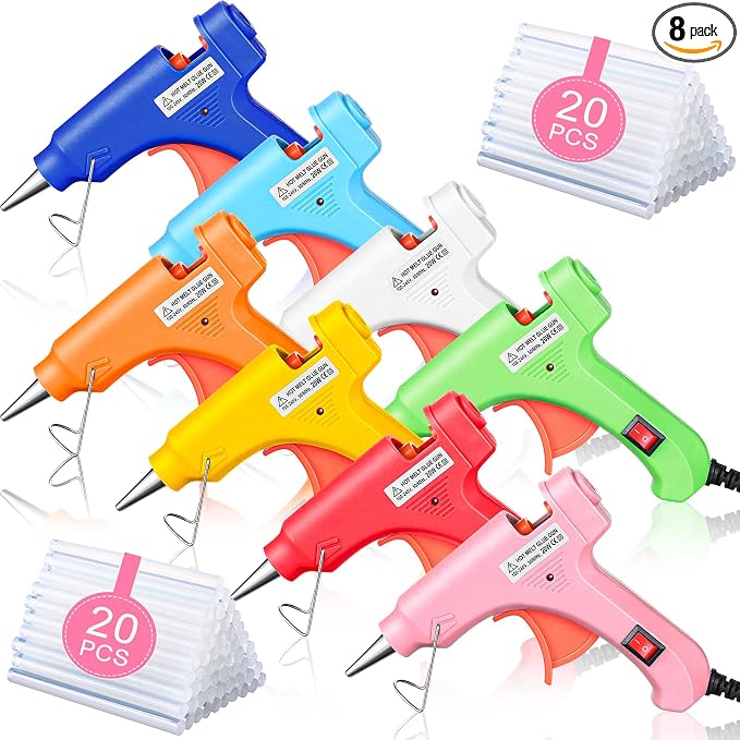 Zhengmy 8 Pcs Mini Hot Glue Gun by Zhengmy