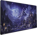 Night Purple Desk Mat Dark Academia Anime Computer Desk Keyboard Mat, 31.5 X by Mechanical+Cattle