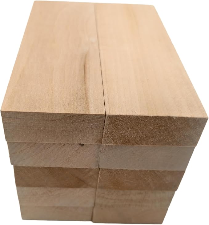 10PCS Basswood Carving Blocks, Whittling Wood Carving Kit, Unfinished Wooden - Image 2