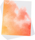 PATIKIL 100 Pcs Pure Cotton Watercolor Paper 140lb/300 GSM Water Coloring Paint by PATIKIL