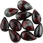10pcs, Natural Gemstone Cabochon, Wholesale Assorted Flatback Crystals by CRYSTALINES
