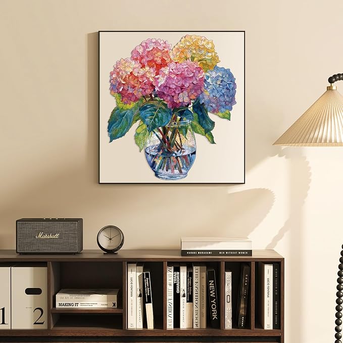 300 Pieces Flowers Wooden Puzzles - Image 2