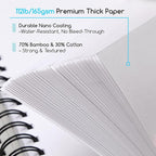 MEEDEN Mixed Media Paper Pad: 8" x 10" 112lb/165gsm Spiral Bound Mixed Media - Image 4
