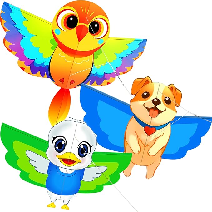 HENGDA KITE Animals Kite for Kids Beginners and Adults Cute Design High by HENGDAKITE