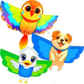 HENGDA KITE Animals Kite for Kids Beginners and Adults Cute Design High by HENGDAKITE