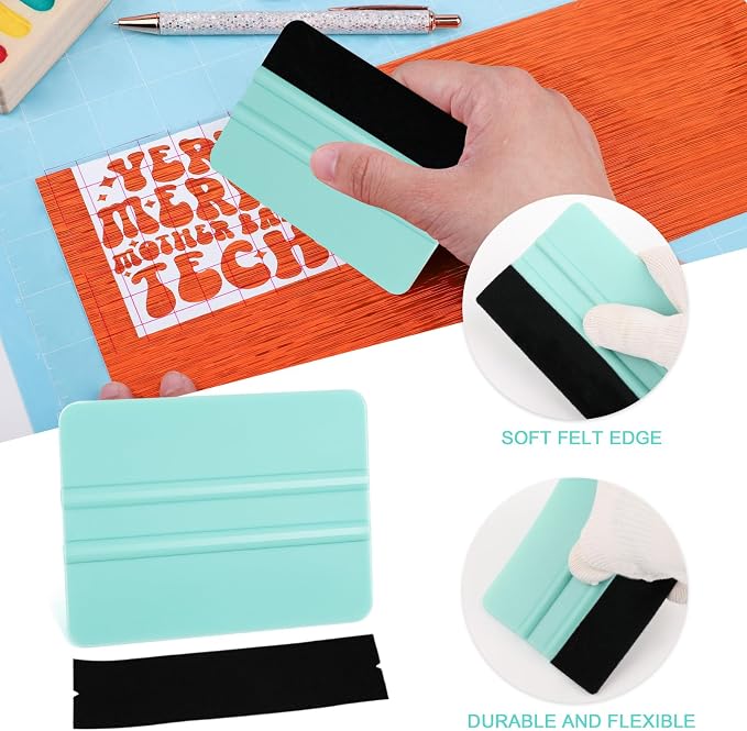 WRAPXPERT Vinyl Squeegee Tool, 2 Pack Squeegees - Image 3