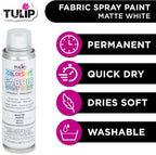 Tulip ColorShot Instant Fabric Spray Paint, Permanent Color Spray-On Fabric - Image 2