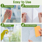 Coavas Frosted Glass Window Privacy Film, Static Cling Decorative Covering - Image 9