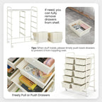 BECOMFORT 10-Drawer Rolling Cart - Image 4