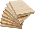 8PCS Rectangle Wood Boards Unfinished Wood Blocks - Image 5