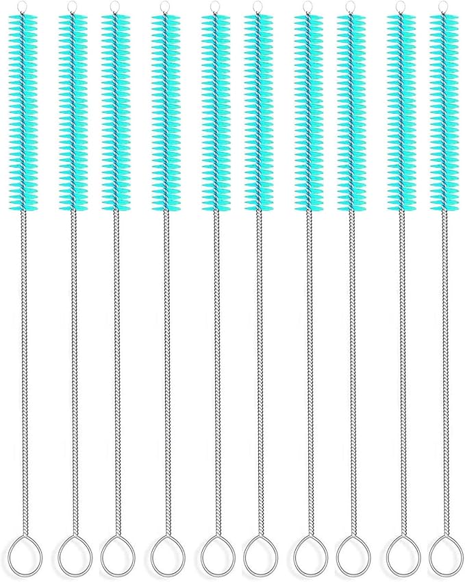 Long Straw Brush Cleaner, Flexible Nylon Tube Cleaning Brushes by DESIN