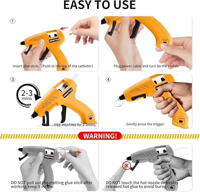 Cordless Hot Glue Gun, Fast Preheating - Image 5