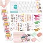 180 Pcs Acrylic Bookmark Blanks- 20 Set Bookmark Making Kit by yoppix