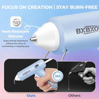 Mini Hot Glue Gun Set with 30 Glue Sticks, Fast Preheating Hot Melt - Image 4