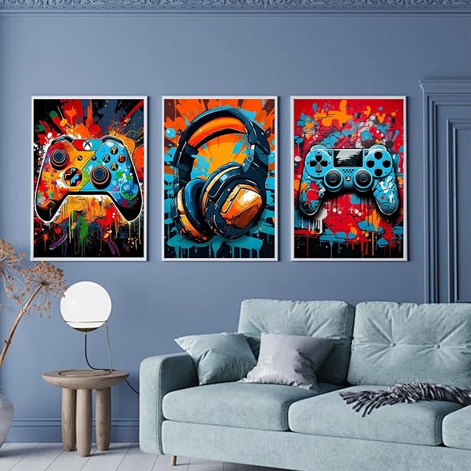 VeGuude Diamond Painting Kits for Adults, DIY Gaming Equipment 3 Pack Diamond - Image 7