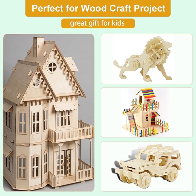 30 Pack Basswood Sheets 12x12x1/12 Inch, Plywood Sheet Unfinished Wood Boards - Image 4