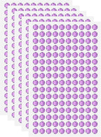 HARFINGTON 5 Sheet/800pcs Rhinestone Adhesive Stickers Self Adhesive Acrylic by HARFINGTON