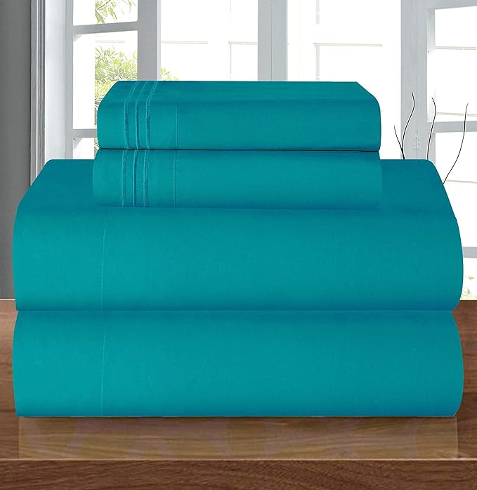 Elegant Comfort Luxury 1500 Premium Hotel Quality Microfiber 4-Piece Sheet Set by ELEGANTCOMFORT