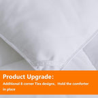 TAIMIT White Full Size Comforter Set - Image 4