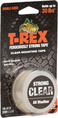 T-Rex Strong Hold Clear Double Sided Mounting Tape, Heavy Duty, All Weather by T-Rex