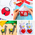 12" x 12" Squares Felt Sheets Fabric, 1mm Thick Halloween Christmas Fabric Fall - Image 4