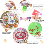 8 Pack Diamond Art Coasters, Halloween Ghost Diamond Painting Coasters Kits | - Image 3