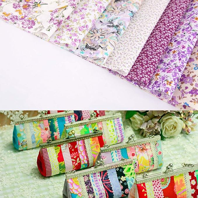 Colored Craft Felt Fabric Patchwork Cotton Sheets 50 Pieces 20 x 20cm - Image 9