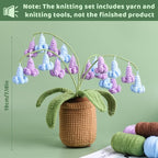 kgxulr Crochet Kit, Crochet Flowers Kit | Crochet Kit - Image 3