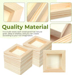 FSWCCK 15 Pack 4 x 4 inch Wood Panel Boards, Unfinished Wood Canvas Panels - Image 3