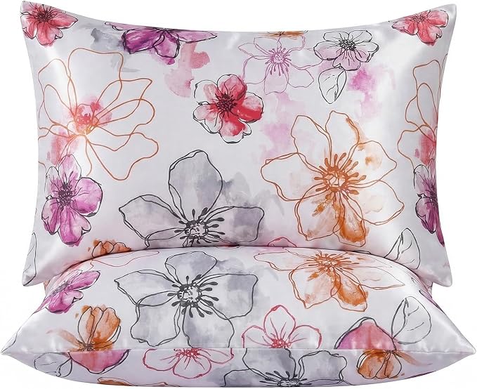 YIYEA 100% Viscose Derived from Bamboo Pillow Cases Set of 2, 600 Thread Count by YIYEA