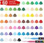 60 Colors Acrylic Paint Markers - Image 5