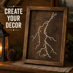 Lightning Bolt Stencil | Reusable Nature Street Art Inspirational Graffiti - Image 7