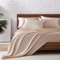 MR&HM Satin Bed Sheets, King Size Sheets Set by MRHM