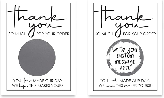 My Scratch Offs DIY Make Your Own Scratch Off Small Business Thank you Gift - Image 2