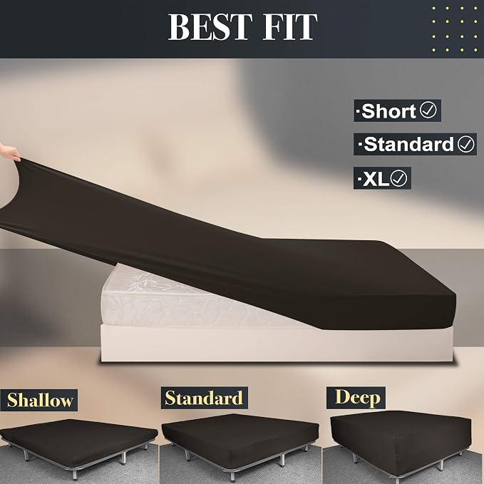 Soft Stretch Twin Fitted Sheet Only - Image 4
